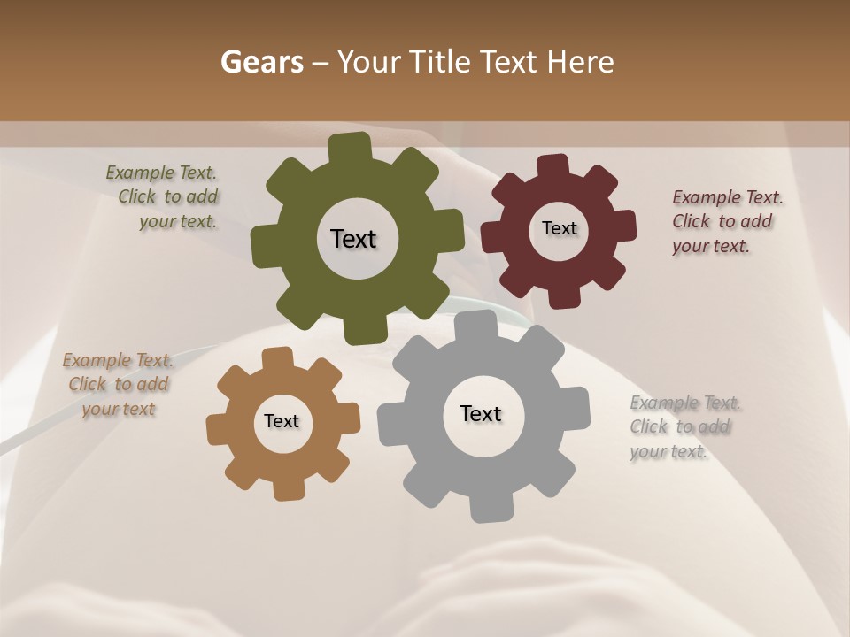 Pregnant Woman Being Examined By A Doctor PowerPoint Template