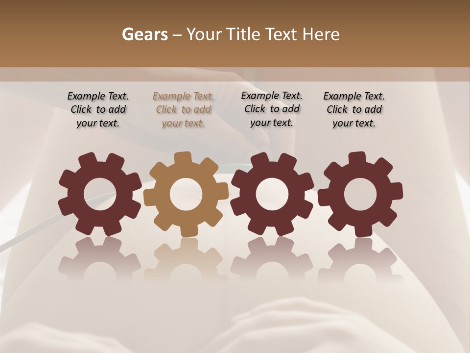 Pregnant Woman Being Examined By A Doctor PowerPoint Template