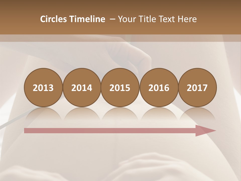 Pregnant Woman Being Examined By A Doctor PowerPoint Template