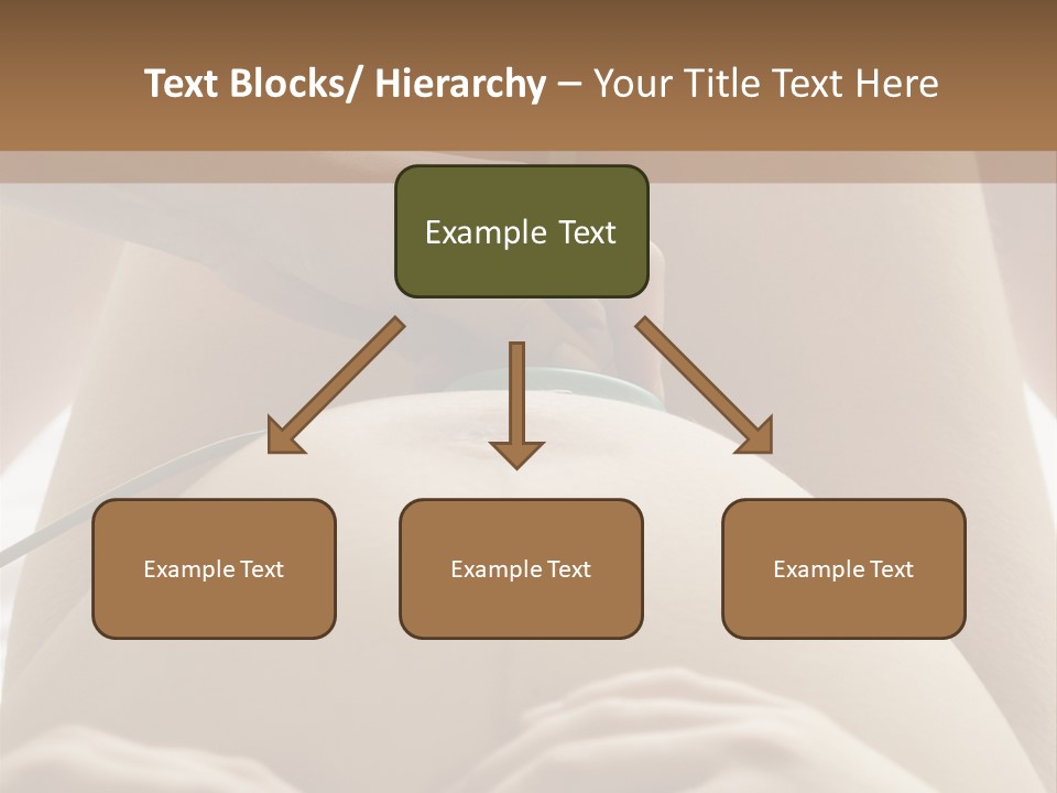 Pregnant Woman Being Examined By A Doctor PowerPoint Template