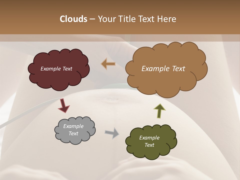 Pregnant Woman Being Examined By A Doctor PowerPoint Template