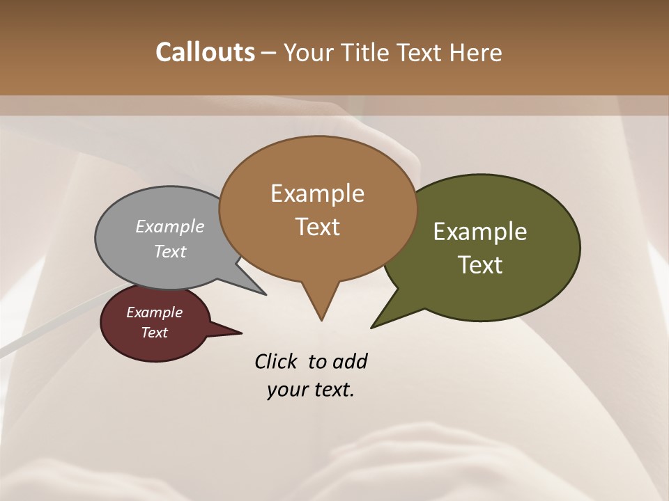 Pregnant Woman Being Examined By A Doctor PowerPoint Template