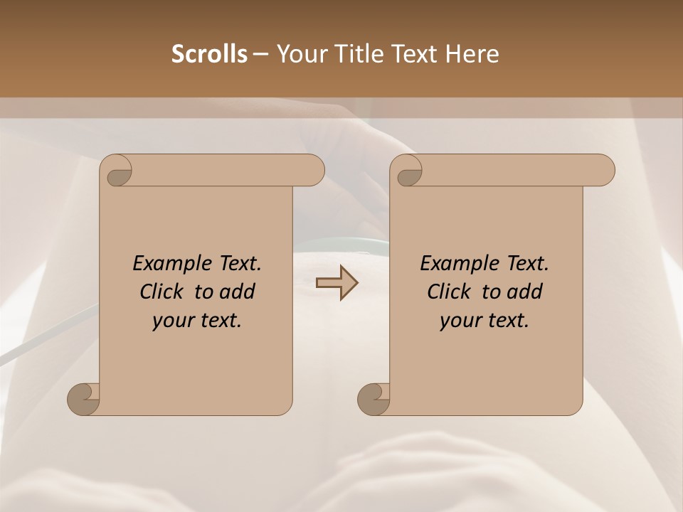 Pregnant Woman Being Examined By A Doctor PowerPoint Template