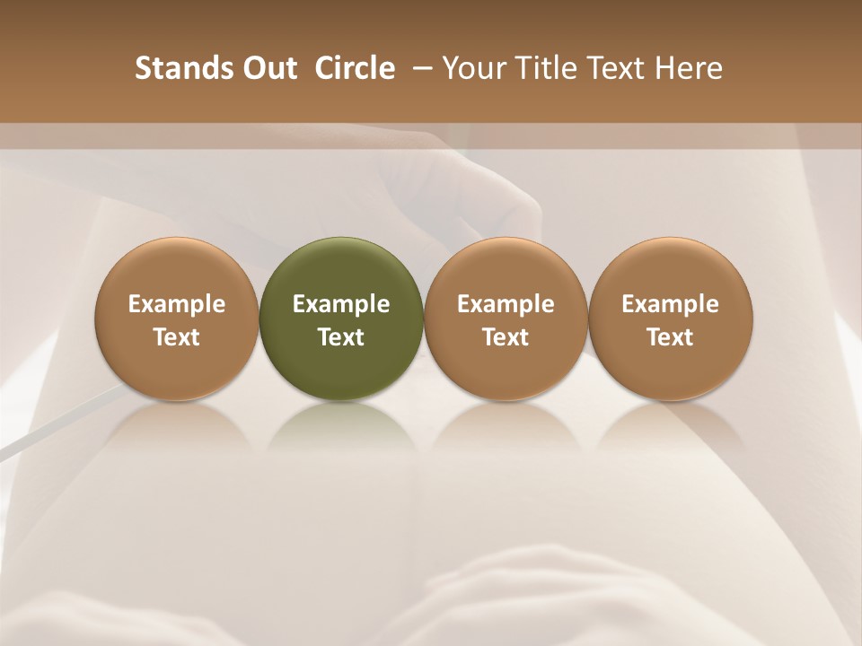 Pregnant Woman Being Examined By A Doctor PowerPoint Template