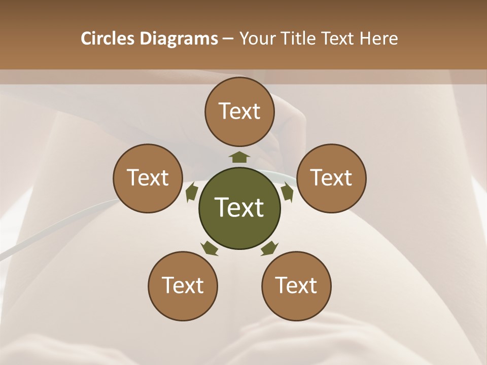 Pregnant Woman Being Examined By A Doctor PowerPoint Template