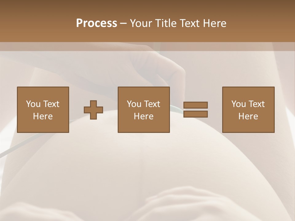 Pregnant Woman Being Examined By A Doctor PowerPoint Template