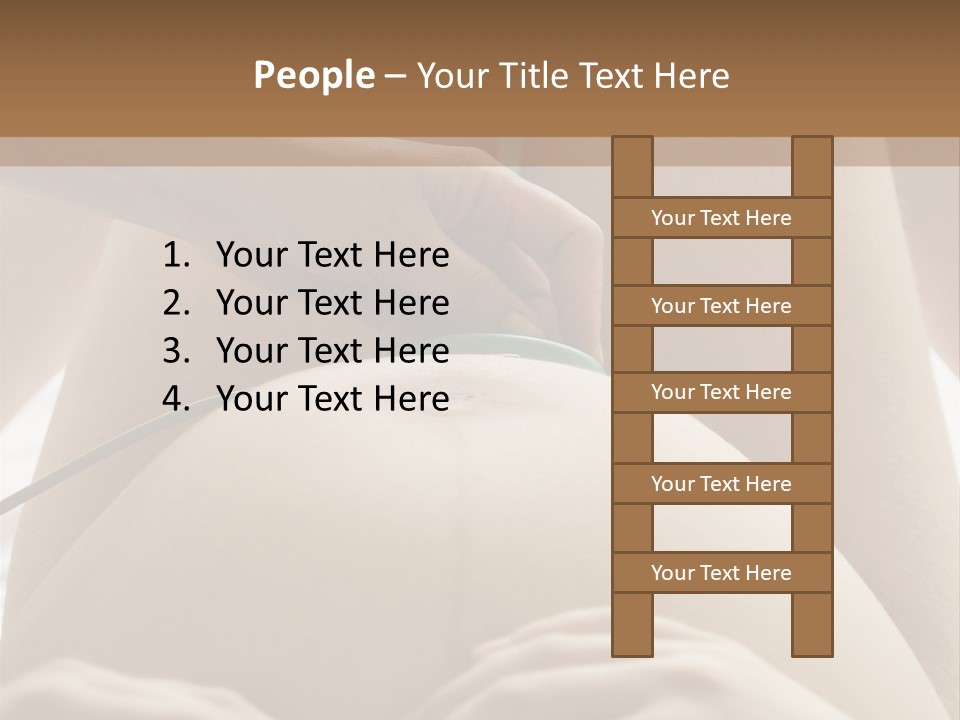 Pregnant Woman Being Examined By A Doctor PowerPoint Template