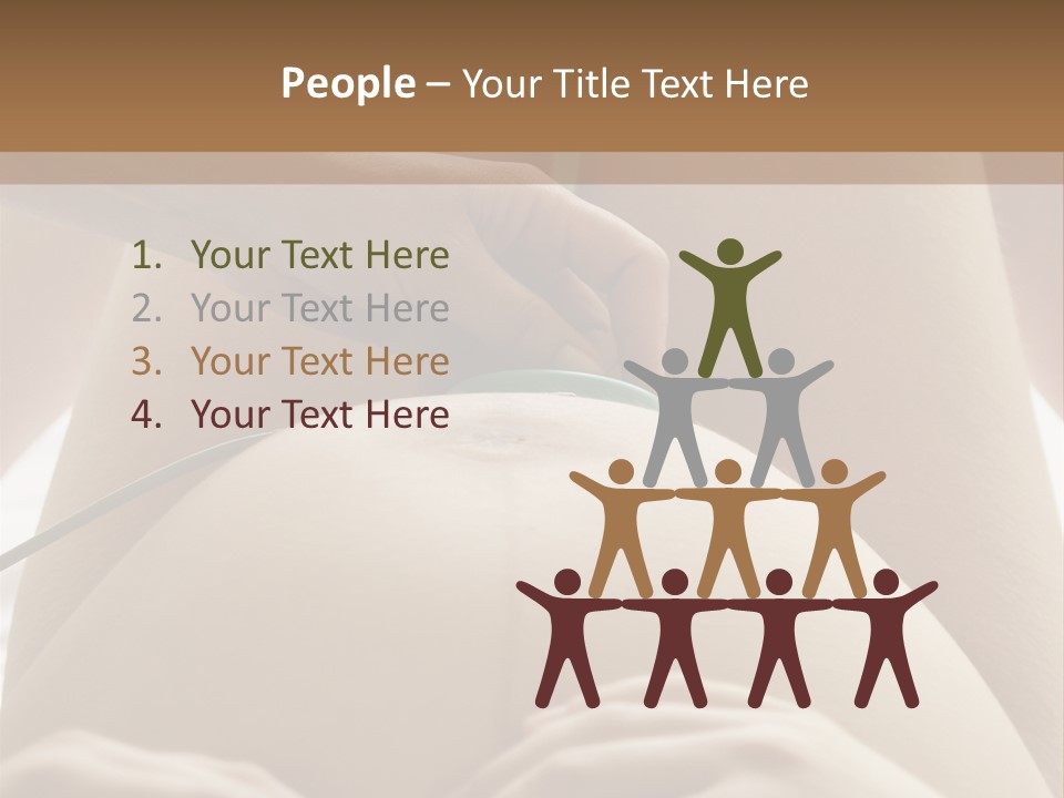 Pregnant Woman Being Examined By A Doctor PowerPoint Template