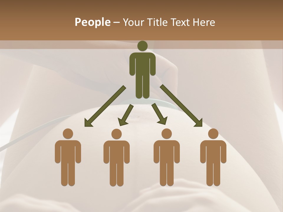 Pregnant Woman Being Examined By A Doctor PowerPoint Template