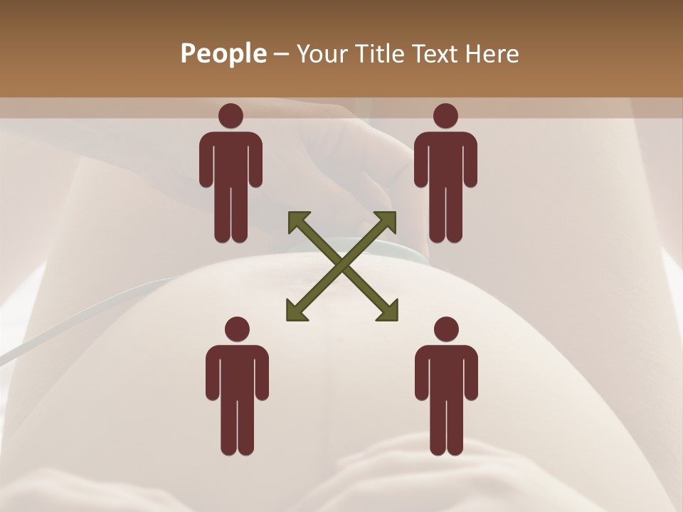 Pregnant Woman Being Examined By A Doctor PowerPoint Template