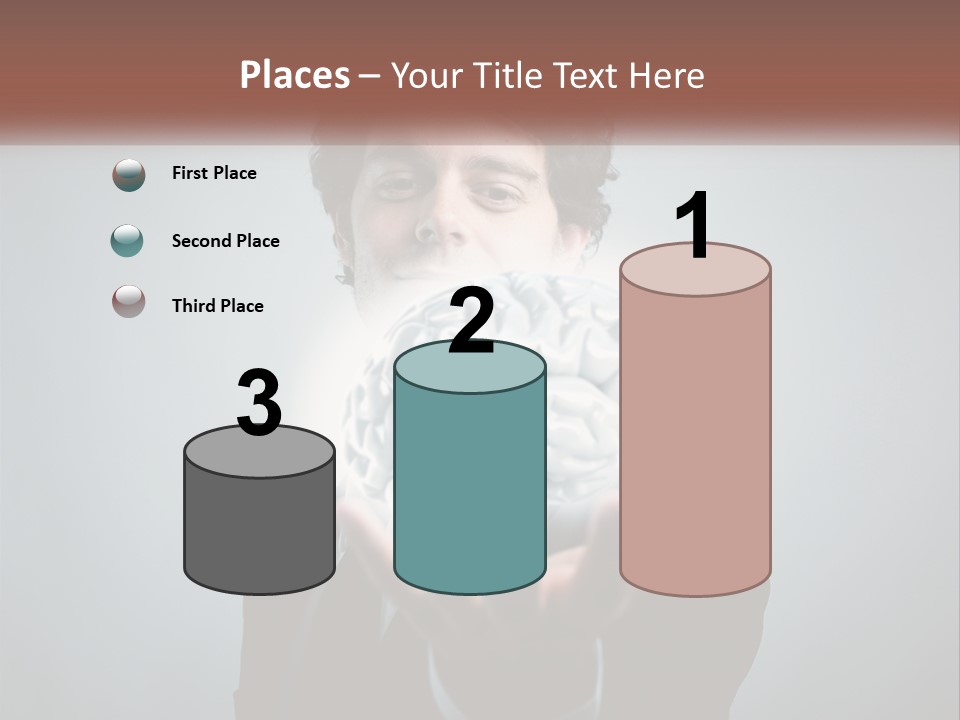 Thinking Businessman Power PowerPoint Template