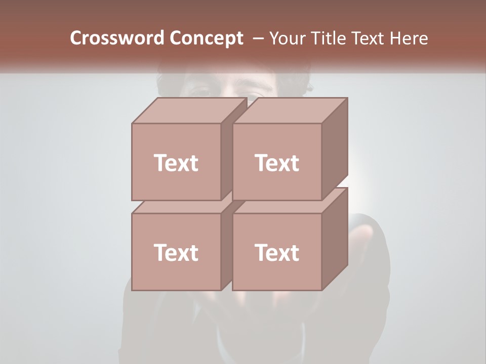 Thinking Businessman Power PowerPoint Template
