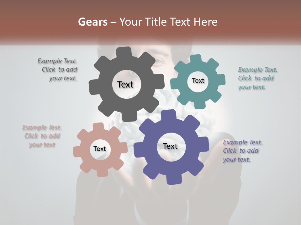 Thinking Businessman Power PowerPoint Template