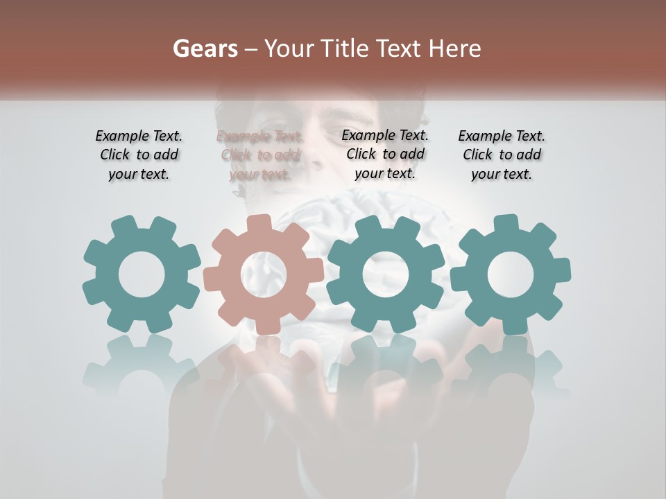 Thinking Businessman Power PowerPoint Template