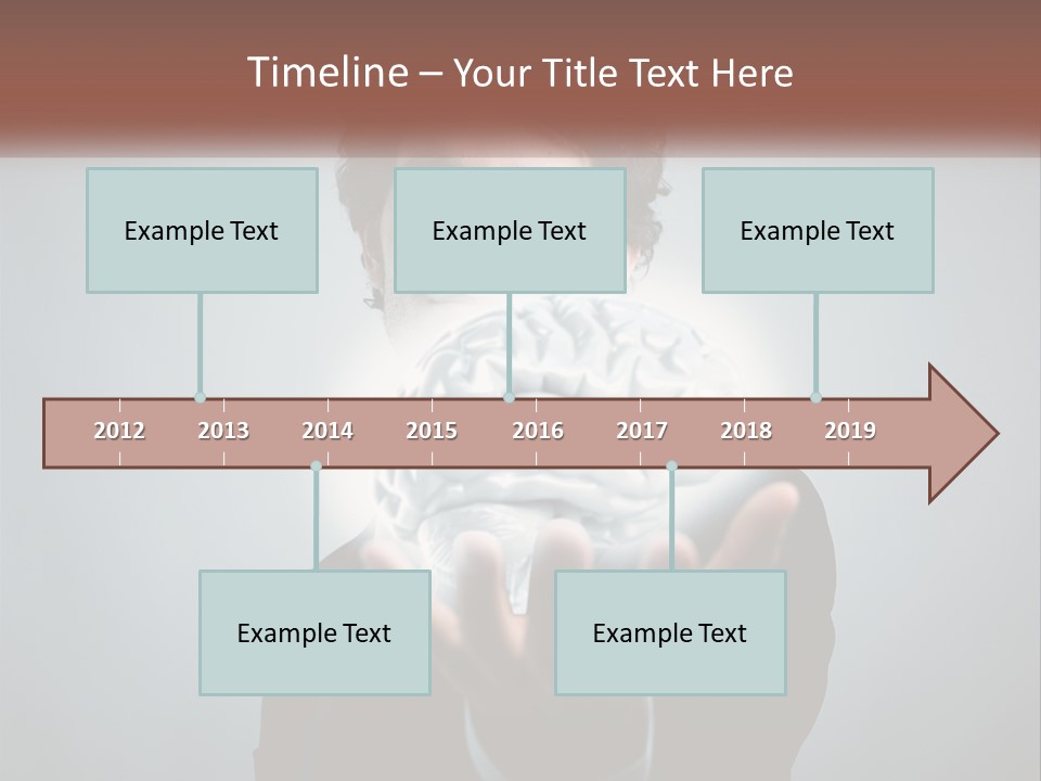 Thinking Businessman Power PowerPoint Template
