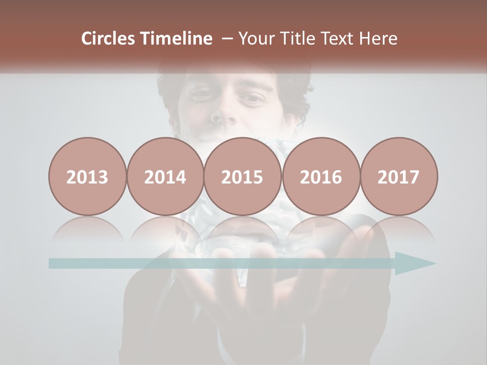 Thinking Businessman Power PowerPoint Template