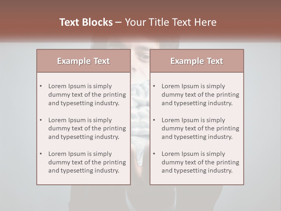 Thinking Businessman Power PowerPoint Template