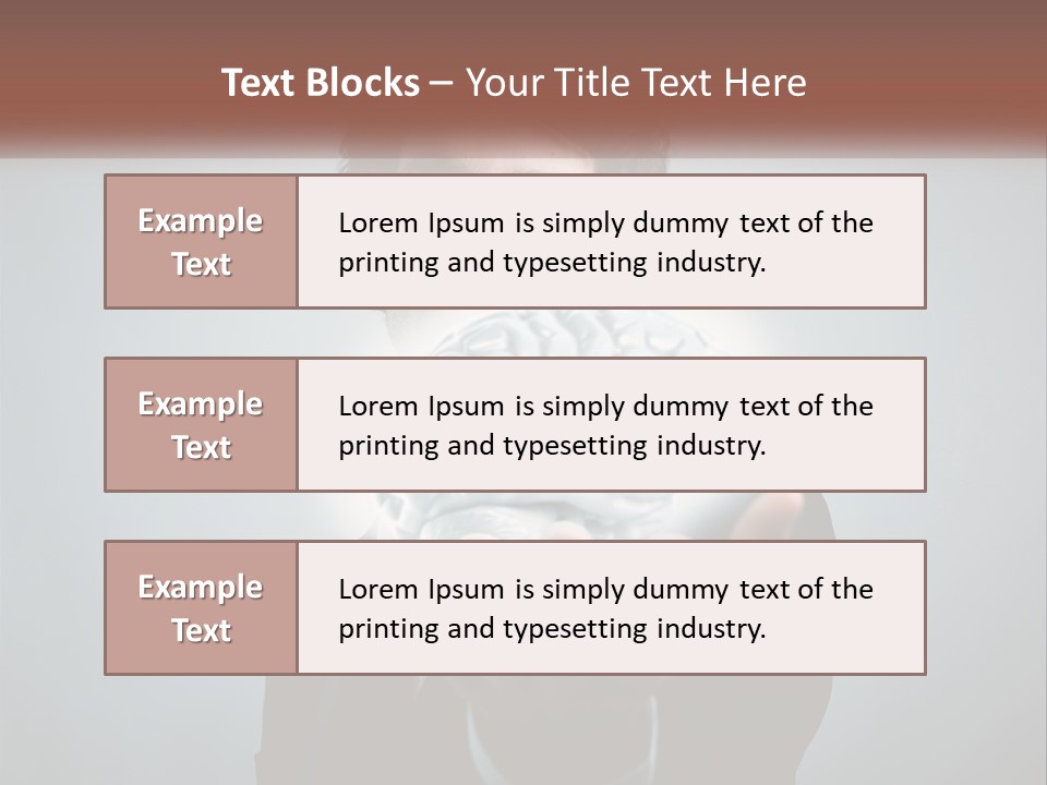 Thinking Businessman Power PowerPoint Template
