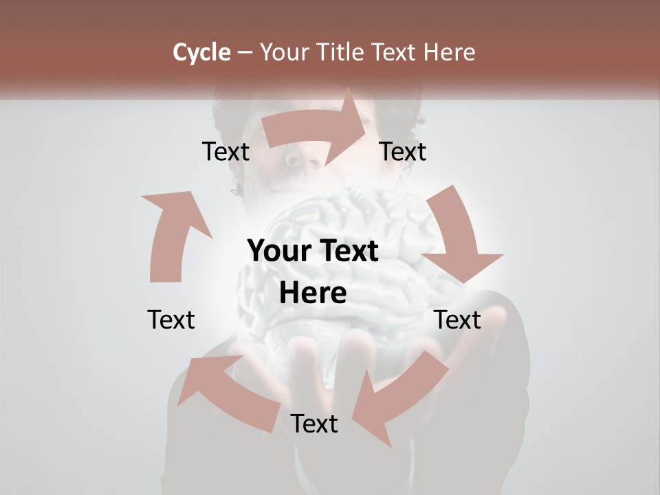 Thinking Businessman Power PowerPoint Template