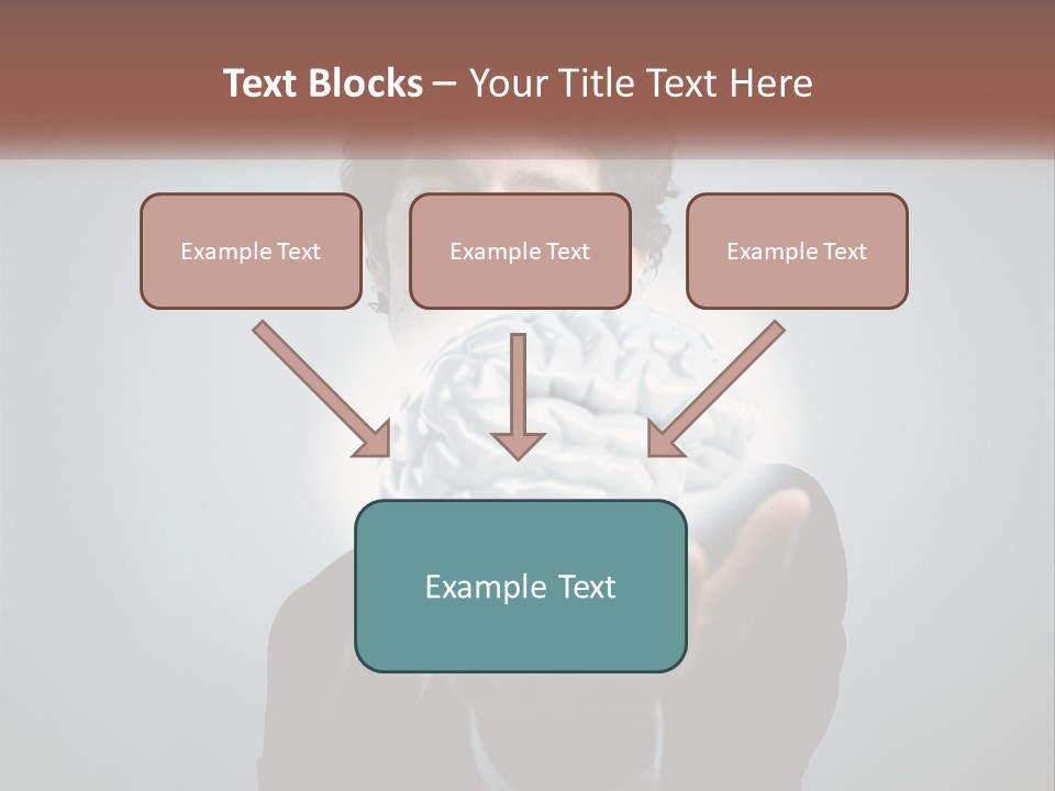 Thinking Businessman Power PowerPoint Template