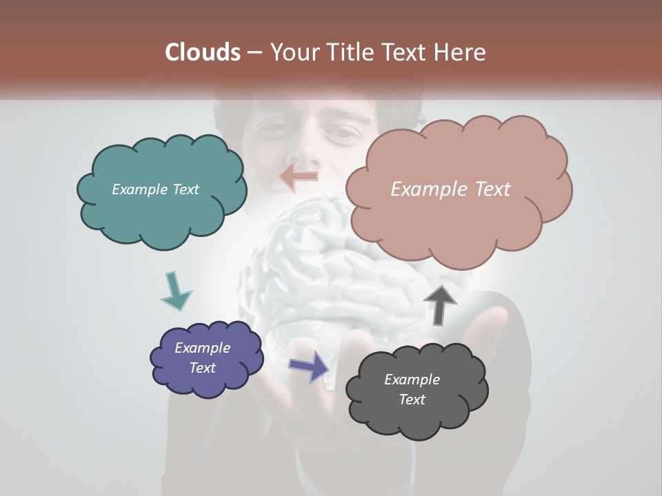 Thinking Businessman Power PowerPoint Template