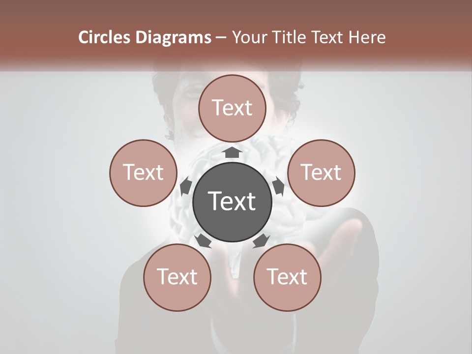 Thinking Businessman Power PowerPoint Template