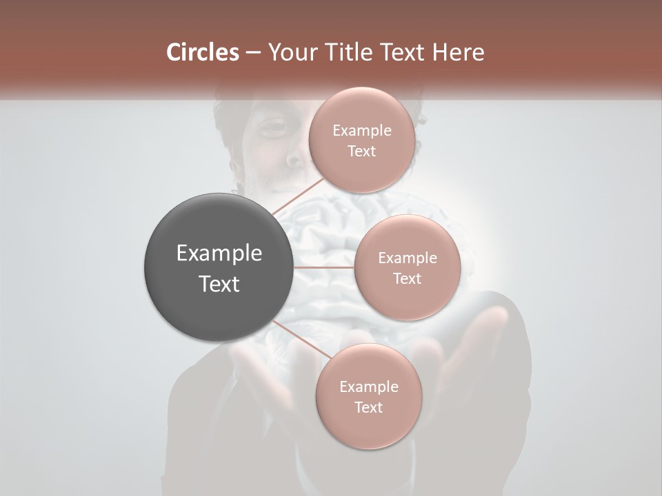 Thinking Businessman Power PowerPoint Template