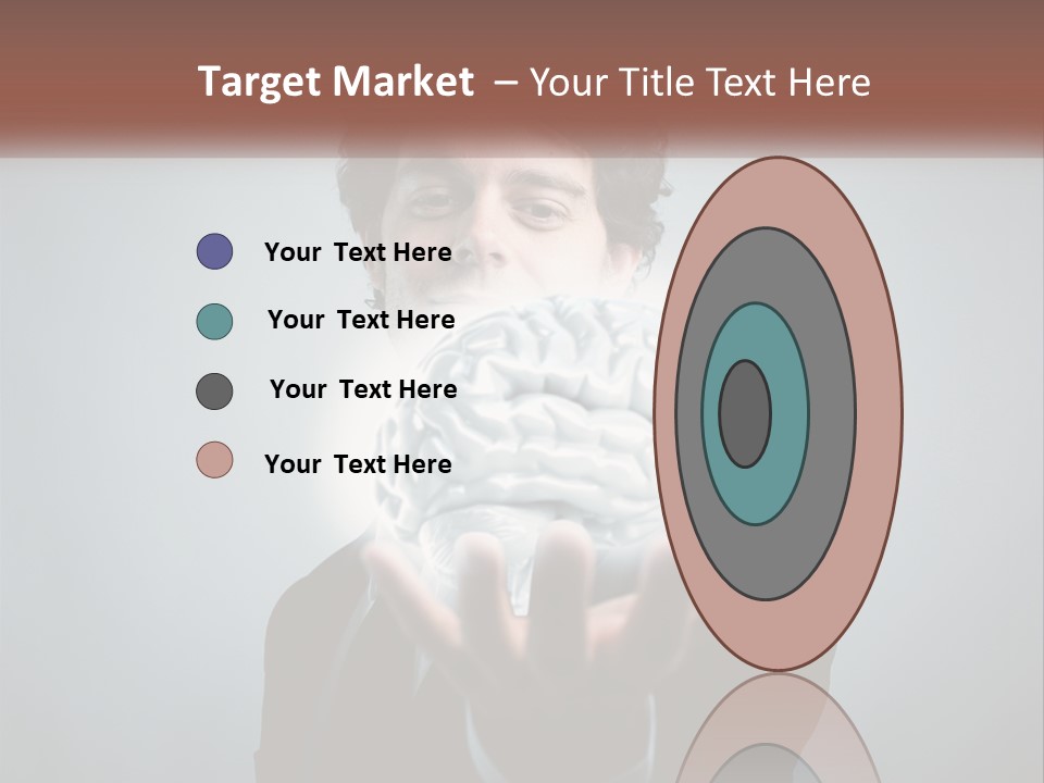 Thinking Businessman Power PowerPoint Template