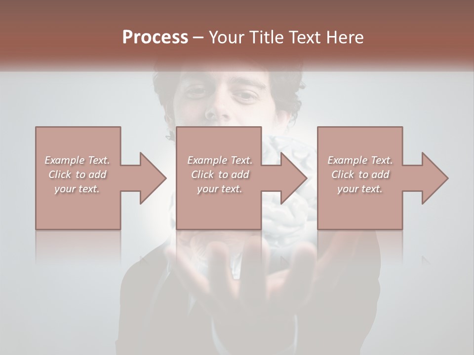 Thinking Businessman Power PowerPoint Template