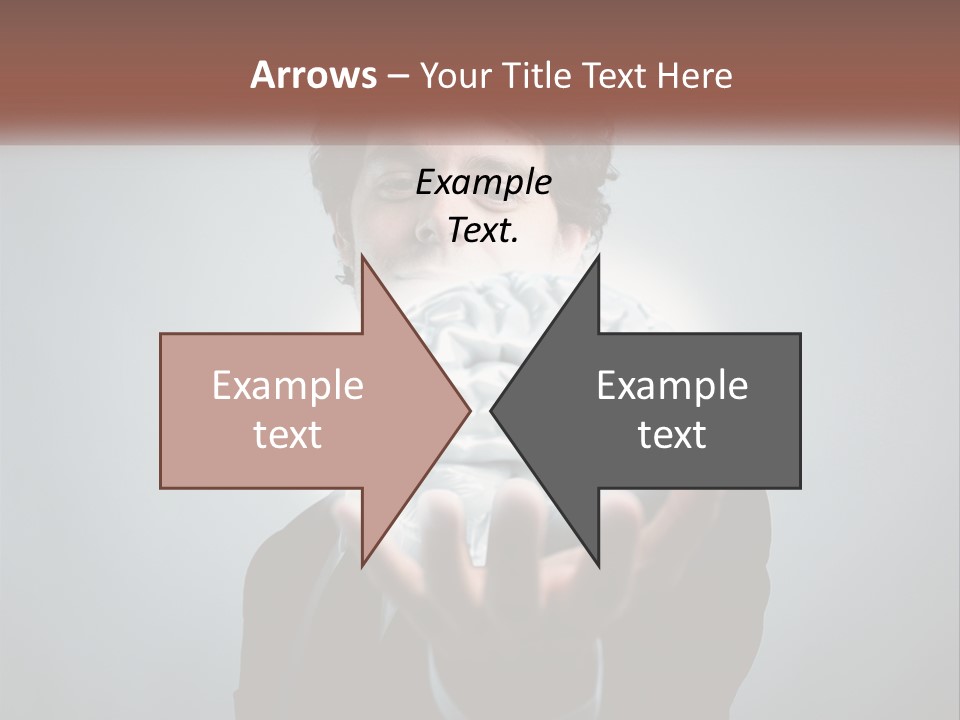 Thinking Businessman Power PowerPoint Template