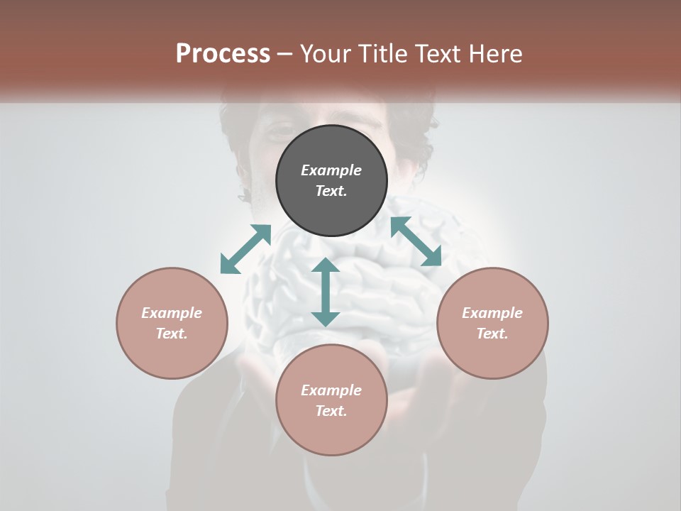 Thinking Businessman Power PowerPoint Template