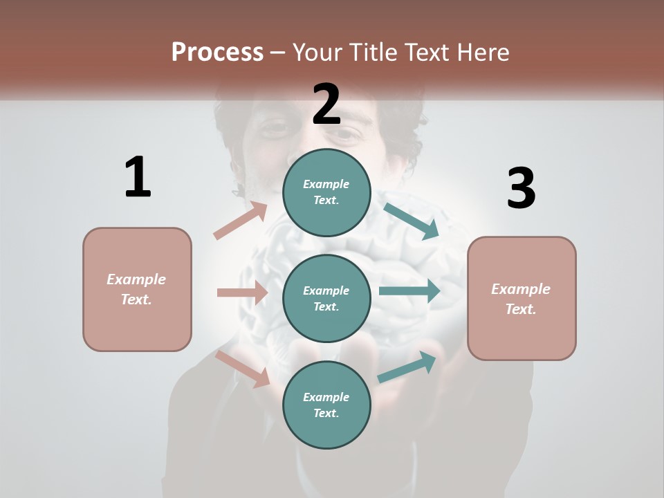 Thinking Businessman Power PowerPoint Template