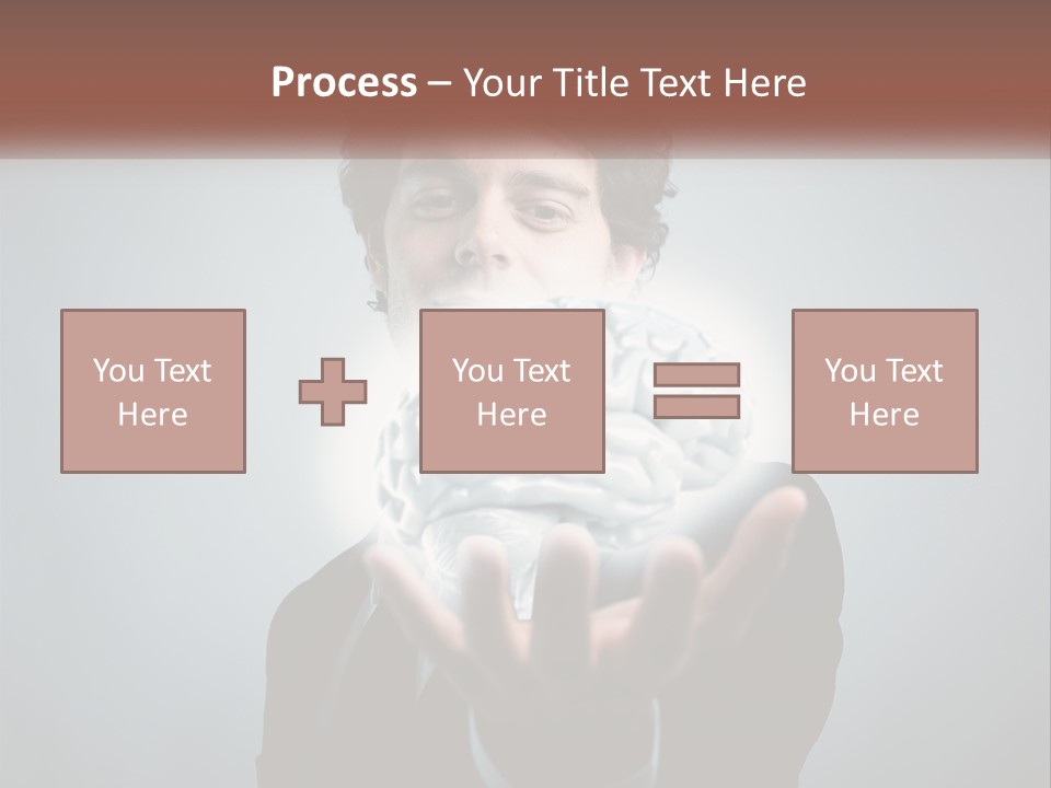 Thinking Businessman Power PowerPoint Template