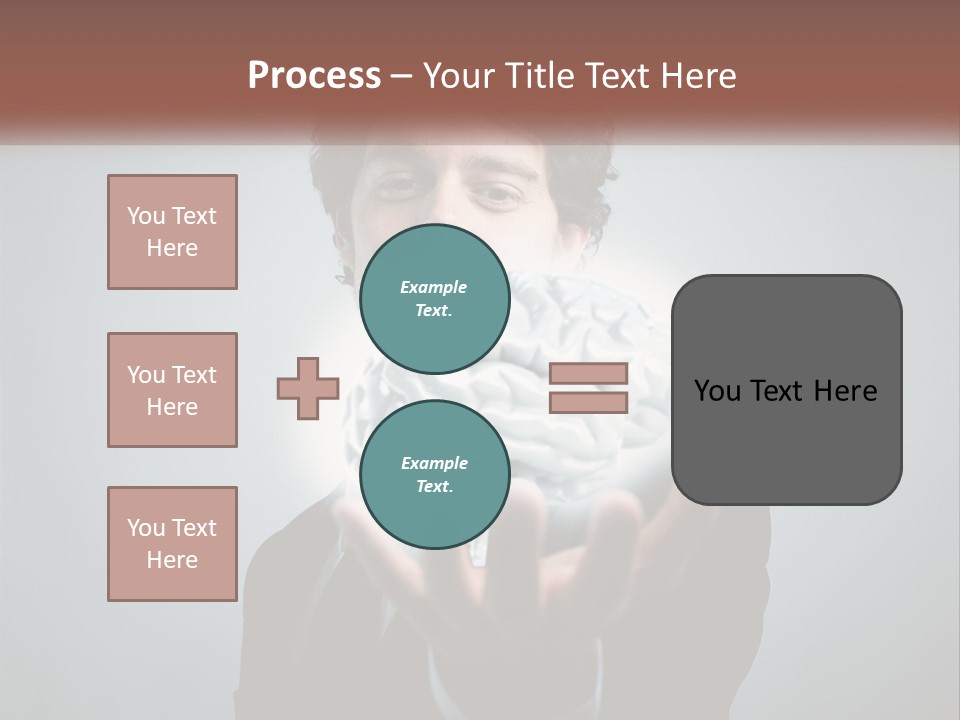 Thinking Businessman Power PowerPoint Template