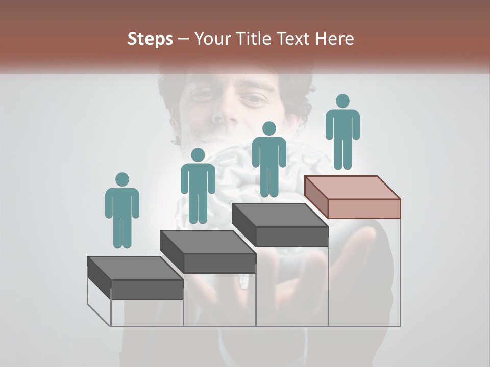 Thinking Businessman Power PowerPoint Template