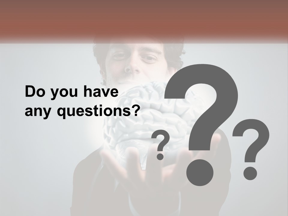 Thinking Businessman Power PowerPoint Template