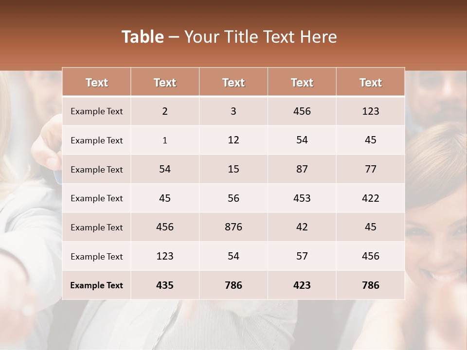 A Group Of People Pointing At The Camera PowerPoint Template