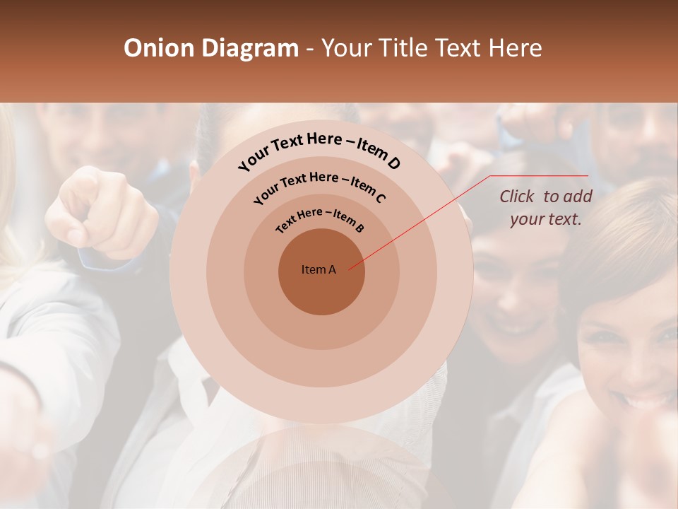 A Group Of People Pointing At The Camera PowerPoint Template