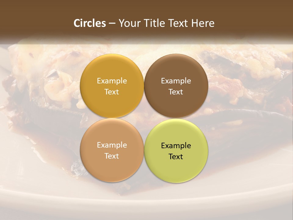 Greens Lemon Gourmet PowerPoint Template