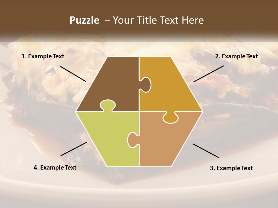 Greens Lemon Gourmet PowerPoint Template