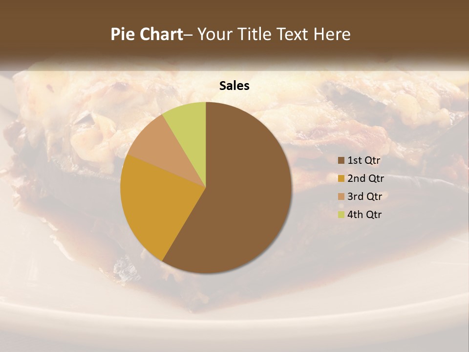 Greens Lemon Gourmet PowerPoint Template