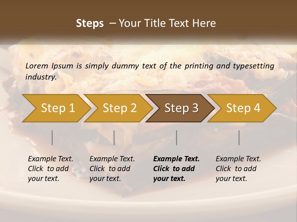 Greens Lemon Gourmet PowerPoint Template