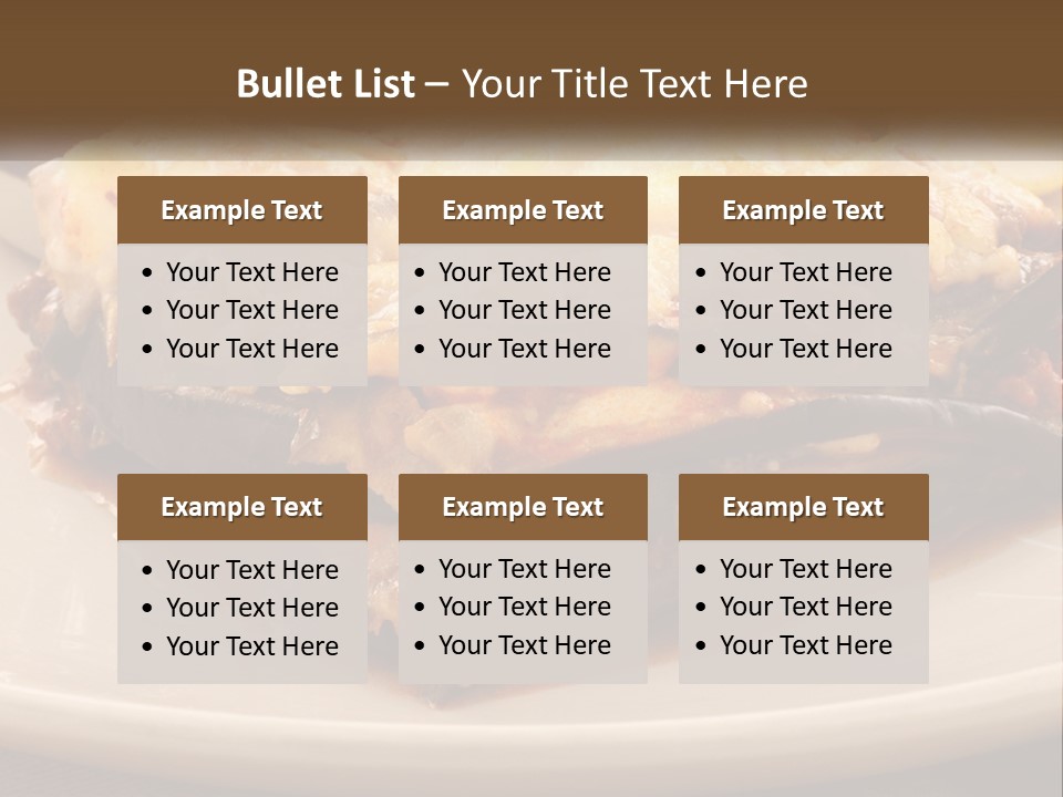 Greens Lemon Gourmet PowerPoint Template