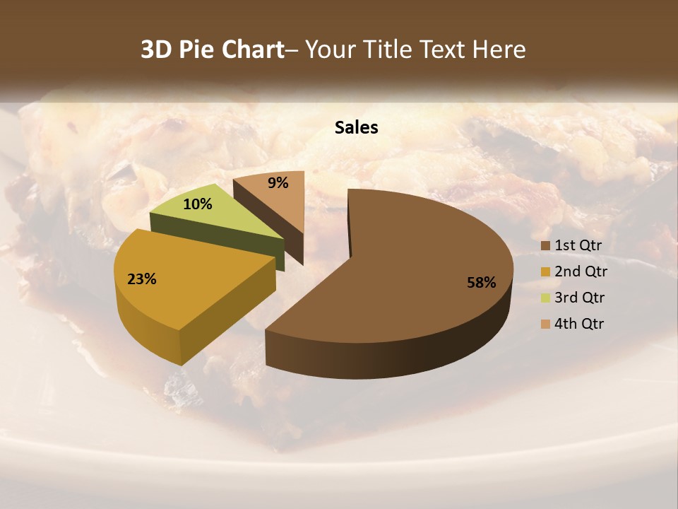 Greens Lemon Gourmet PowerPoint Template