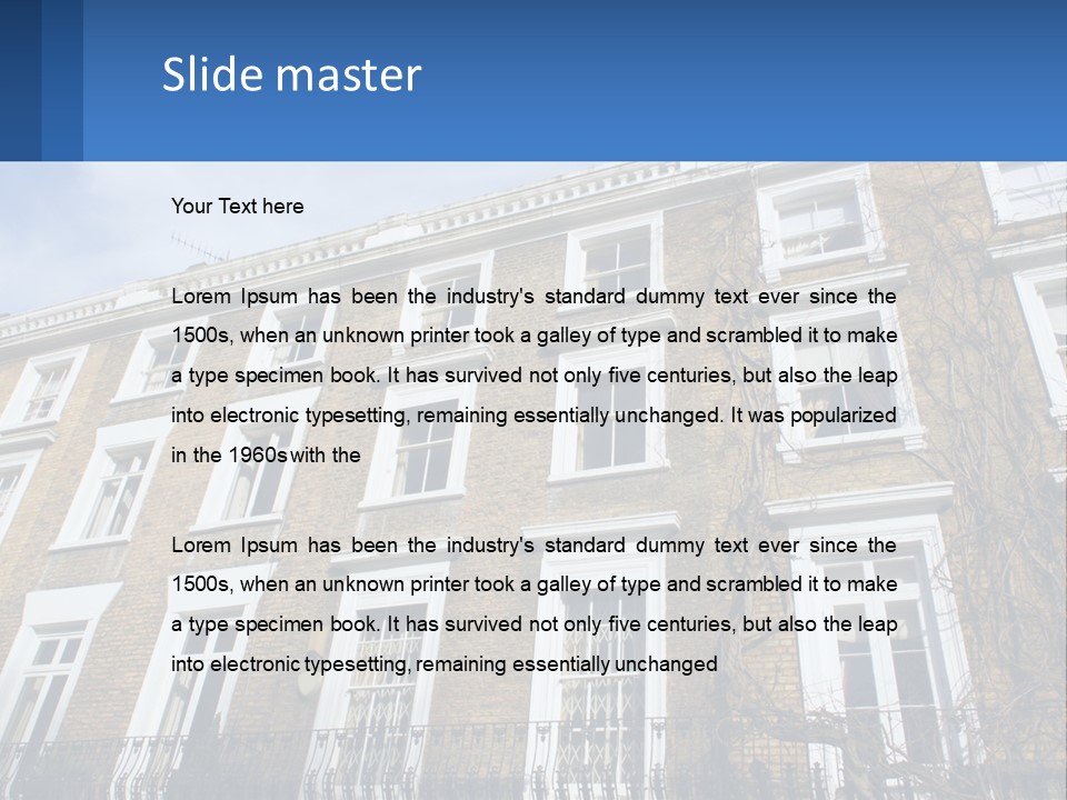 Victorian Kensington Day PowerPoint Template