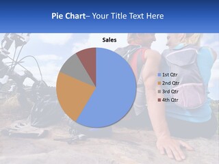 Healthy Sitting Bicycle PowerPoint Template