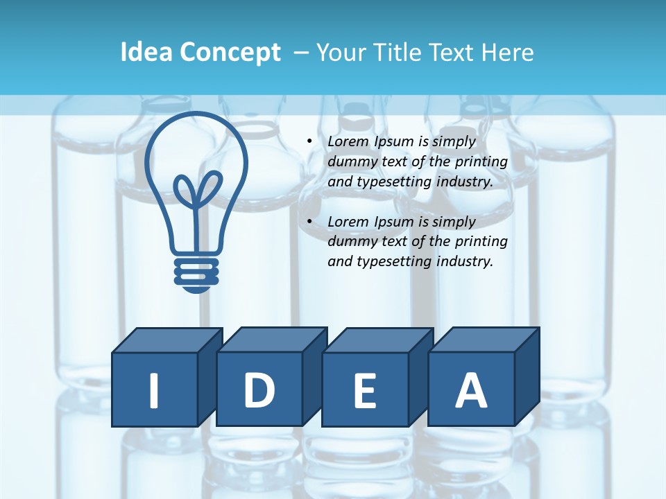 Pharmacy Closeup Cure PowerPoint Template