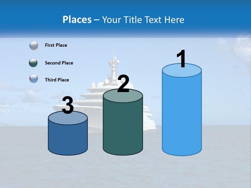 Ship Motorized Speedboat PowerPoint Template