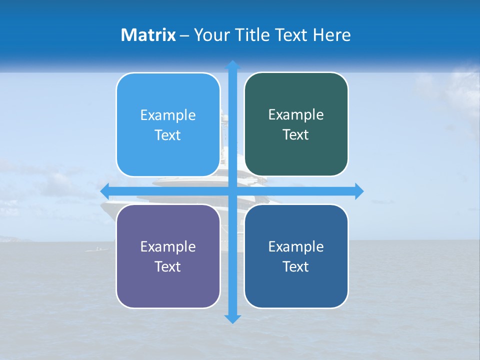 Ship Motorized Speedboat PowerPoint Template