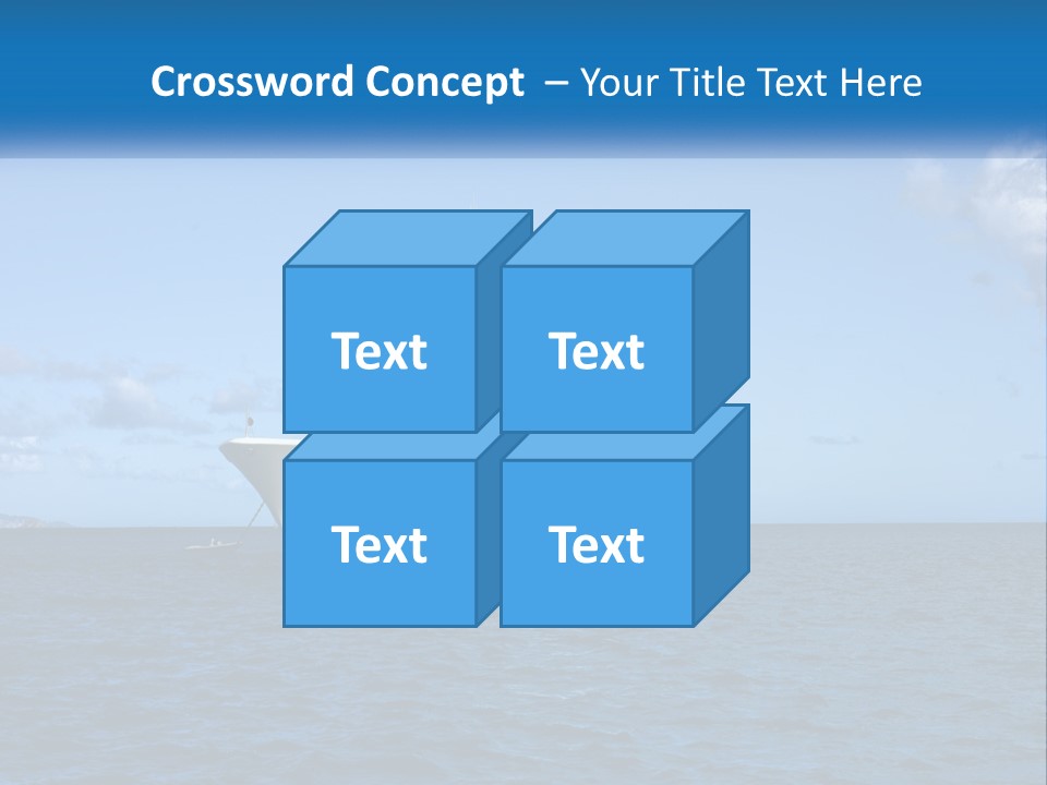 Ship Motorized Speedboat PowerPoint Template